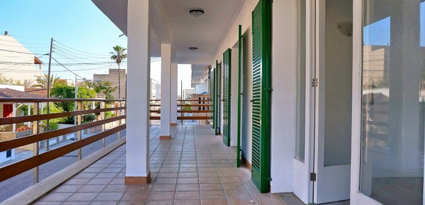 Spacious apartment for sale with a massive terrace in Colonia de Sant Jordi