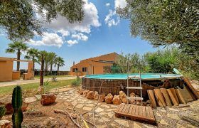 Encantadora casa de campo con piscina en alquiler junto a Ses Salines
