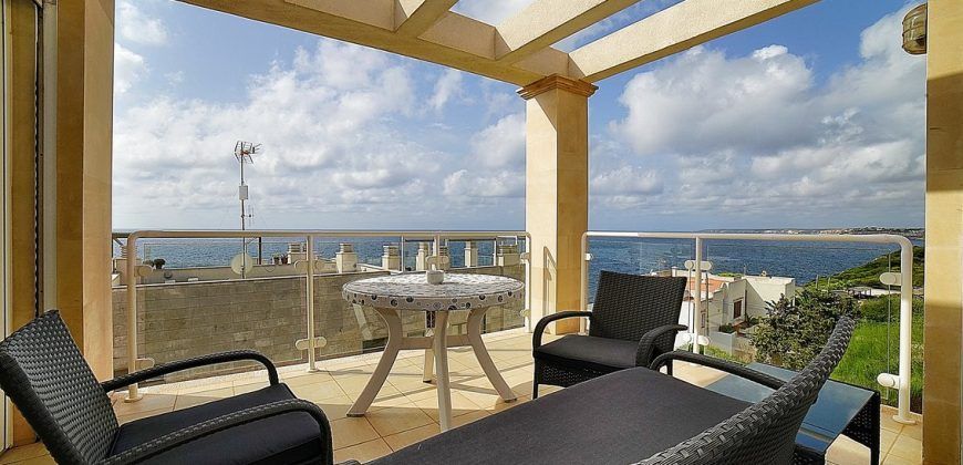 Penthouse zu vermiten mit Meerblick in Cala Figuera