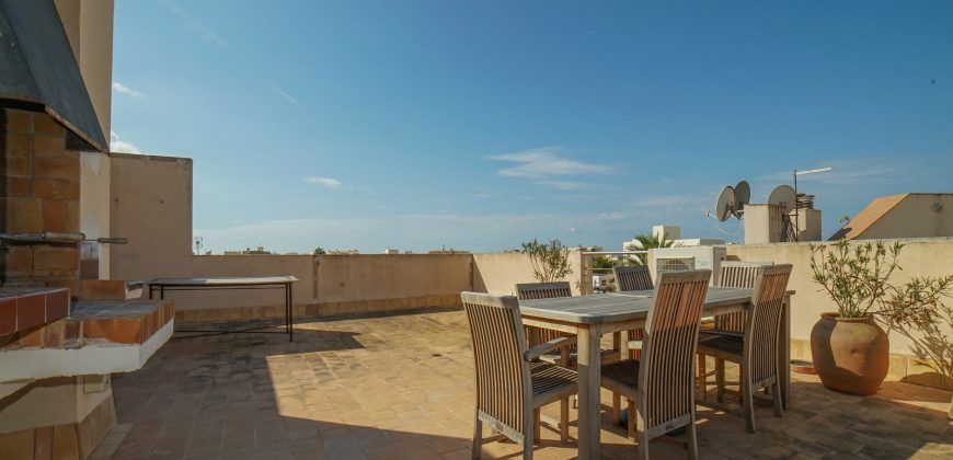 Penthouse zu vermieten mit Meerblick in Colonia de Sant Jordi