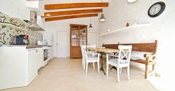 Renoviertes Dorfhaus mit Garten und Meerblick zur Miete in Ses Salines
