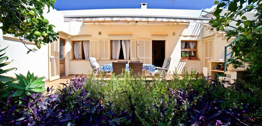 Chalet en venta con jardín en s’Estanyol