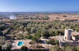 Restored Windmill with Garden, Pool & Guest House in Ses Salines