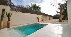 Impecable casa de pueblo reformada con jardín y piscina en Santanyí