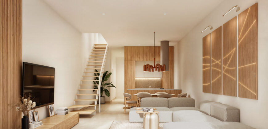 Newly built town house in Ses Salines with garden, pool and garage