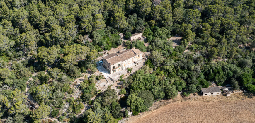 Historic estate in Pollença to renovate, with over 8,900 sq ft of built area and unique potential