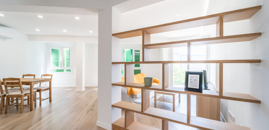 Modernisierte und möblierte Wohnung zur Miete im Zentrum von Palma mit 2 Schlafzimmern