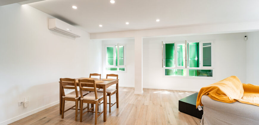 Modernisierte und möblierte Wohnung zur Miete im Zentrum von Palma mit 2 Schlafzimmern
