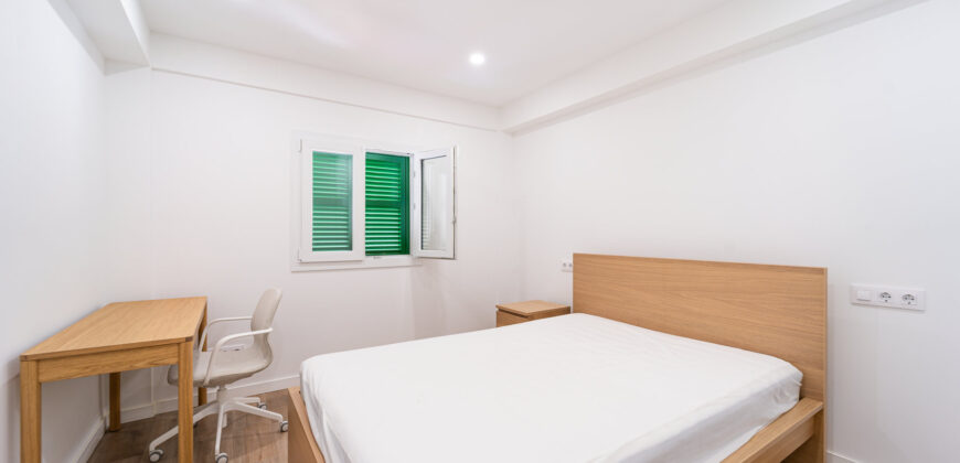 Modernisierte und möblierte Wohnung zur Miete im Zentrum von Palma mit 2 Schlafzimmern