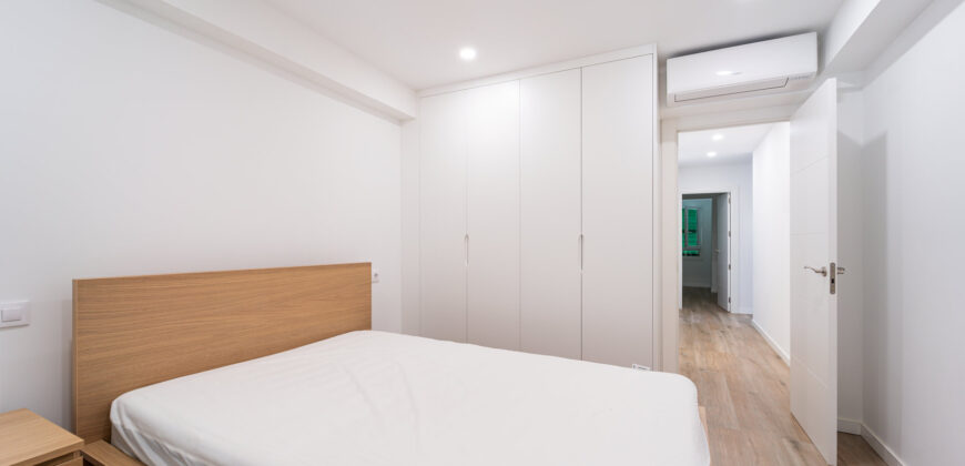 Modernisierte und möblierte Wohnung zur Miete im Zentrum von Palma mit 2 Schlafzimmern