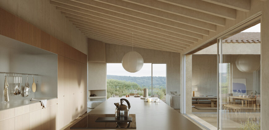 Rural plot for sale with project and power near Ses Salines in Campos