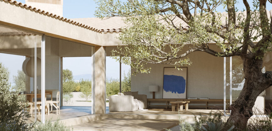 Rural plot for sale with project and power near Ses Salines in Campos