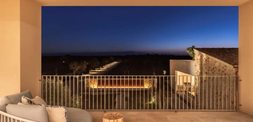 Newly built natural stone country house in Santanyí: Minimalist design and cutting-edge technology