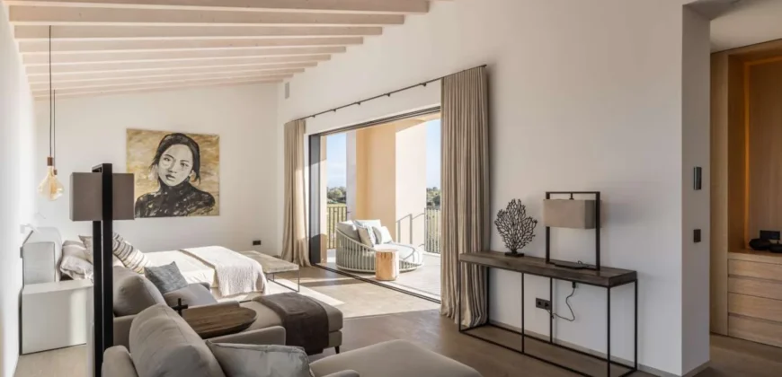 Newly built natural stone country house in Santanyí: Minimalist design and cutting-edge technology