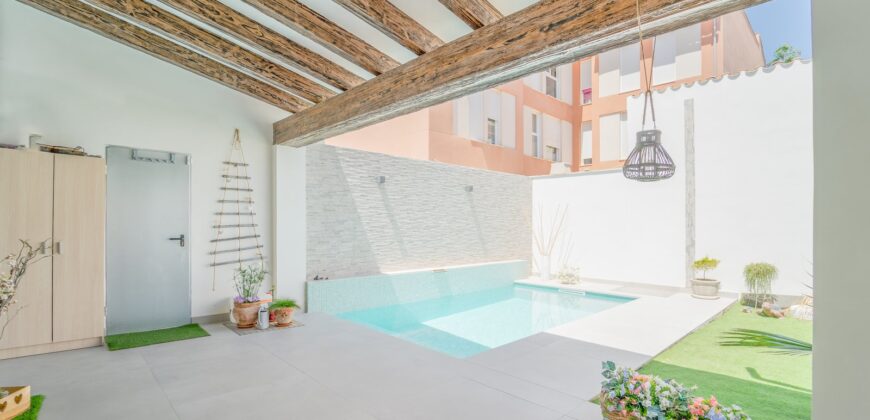 Planta baja en alquiler en Campos con jardín, piscina y terraza