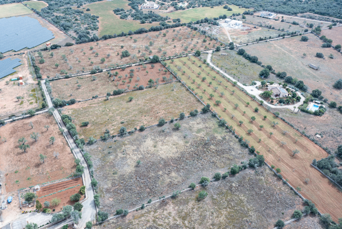 Terreno edificable de 19.385 m² junto a Santanyí, Mallorca