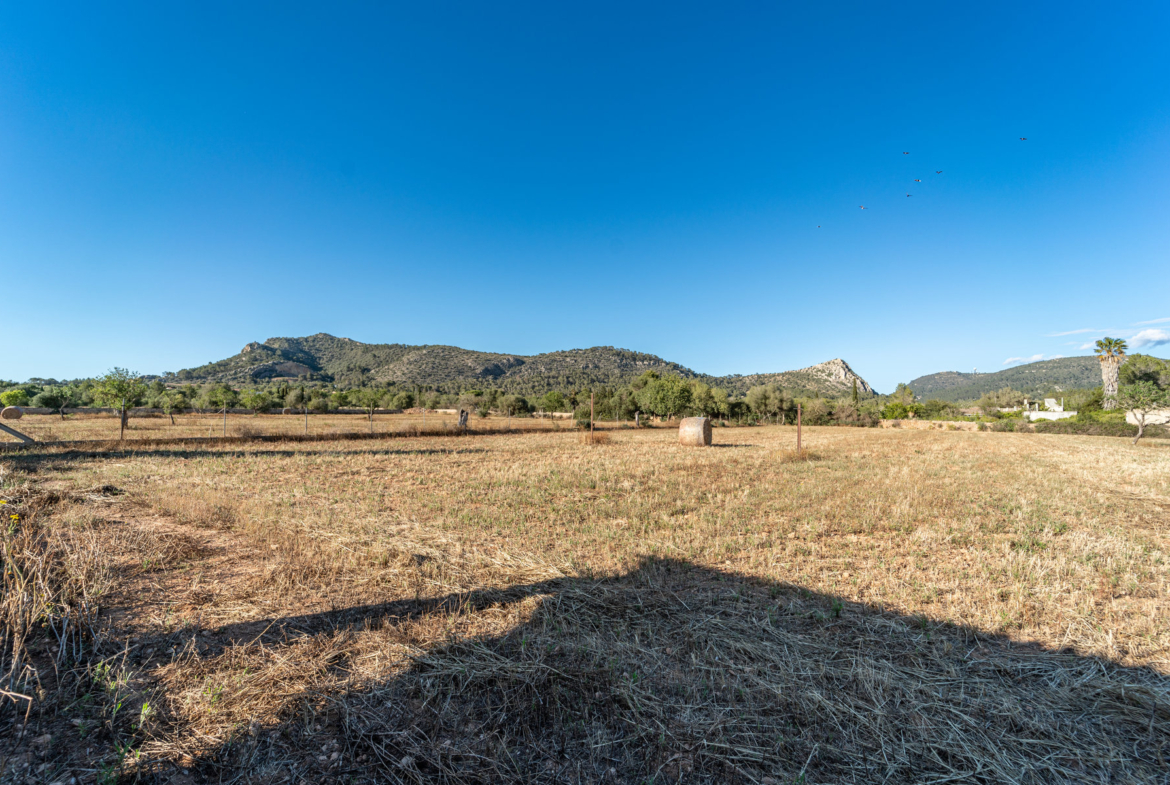 Rustikale Finca mit eigenem Brunnen und Bergblick bei Llucmajor