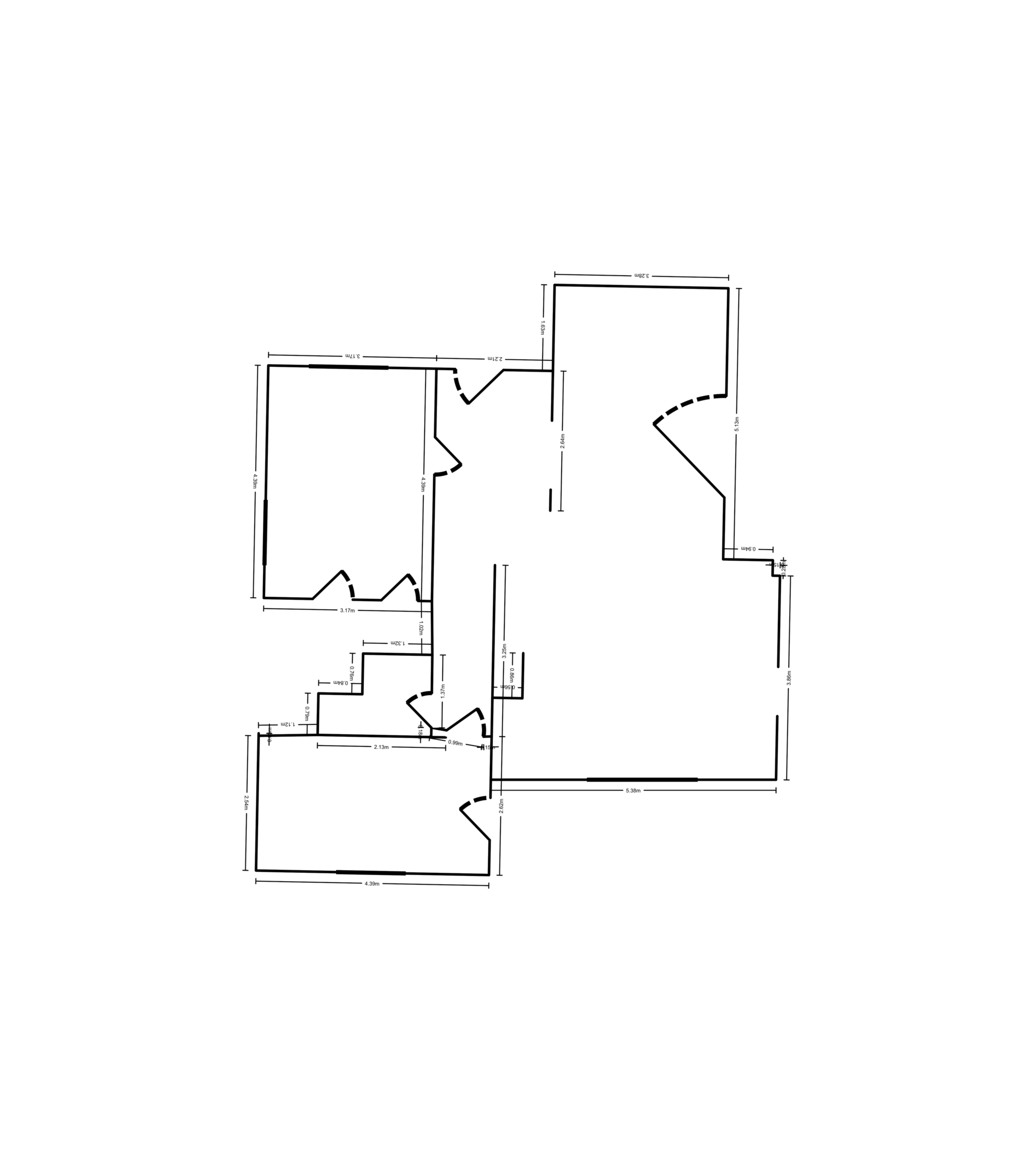 1427-Plano-del-inmueble-IMG_3013.png Chalet con piscina y vistas al mar en Ciudad Jardín, Palma — 261 m², 5 dorm., 3 plantas