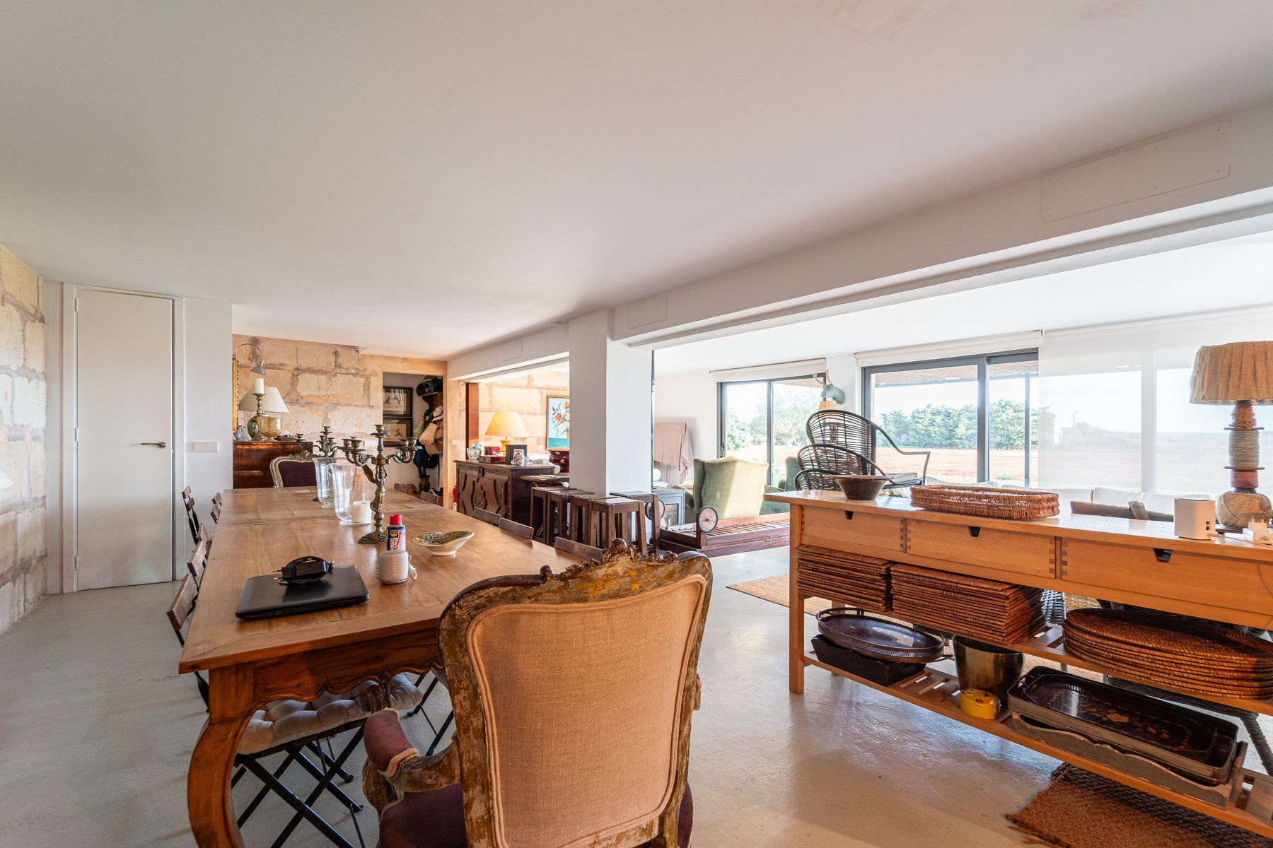 Finca con piscina en molino histórico junto a Ses Salines — 331 m², 15.100 m², año 2017