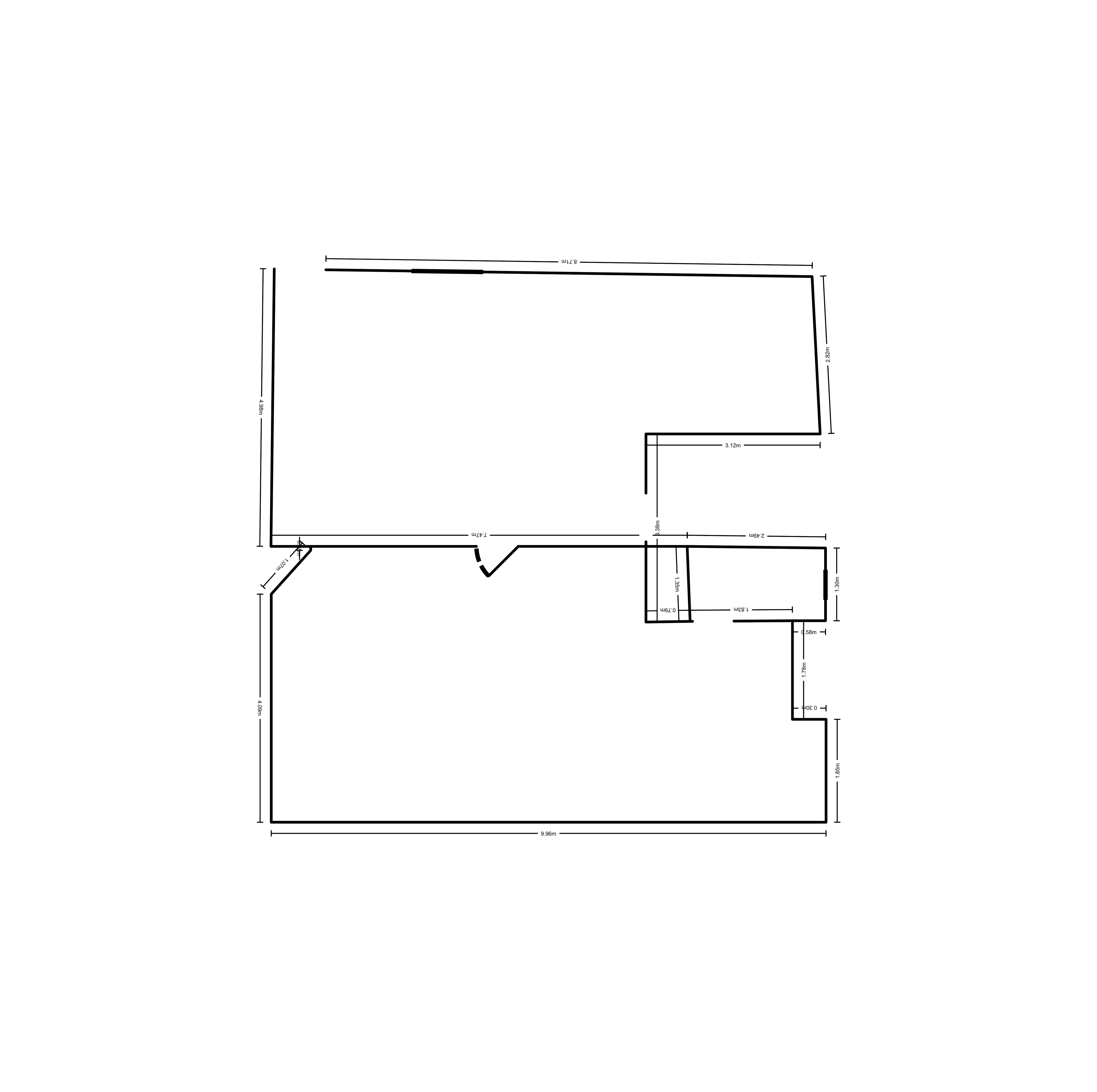 Casa con vistas al mar en Ses Salines: 418 m², 7 hab. y piscina
