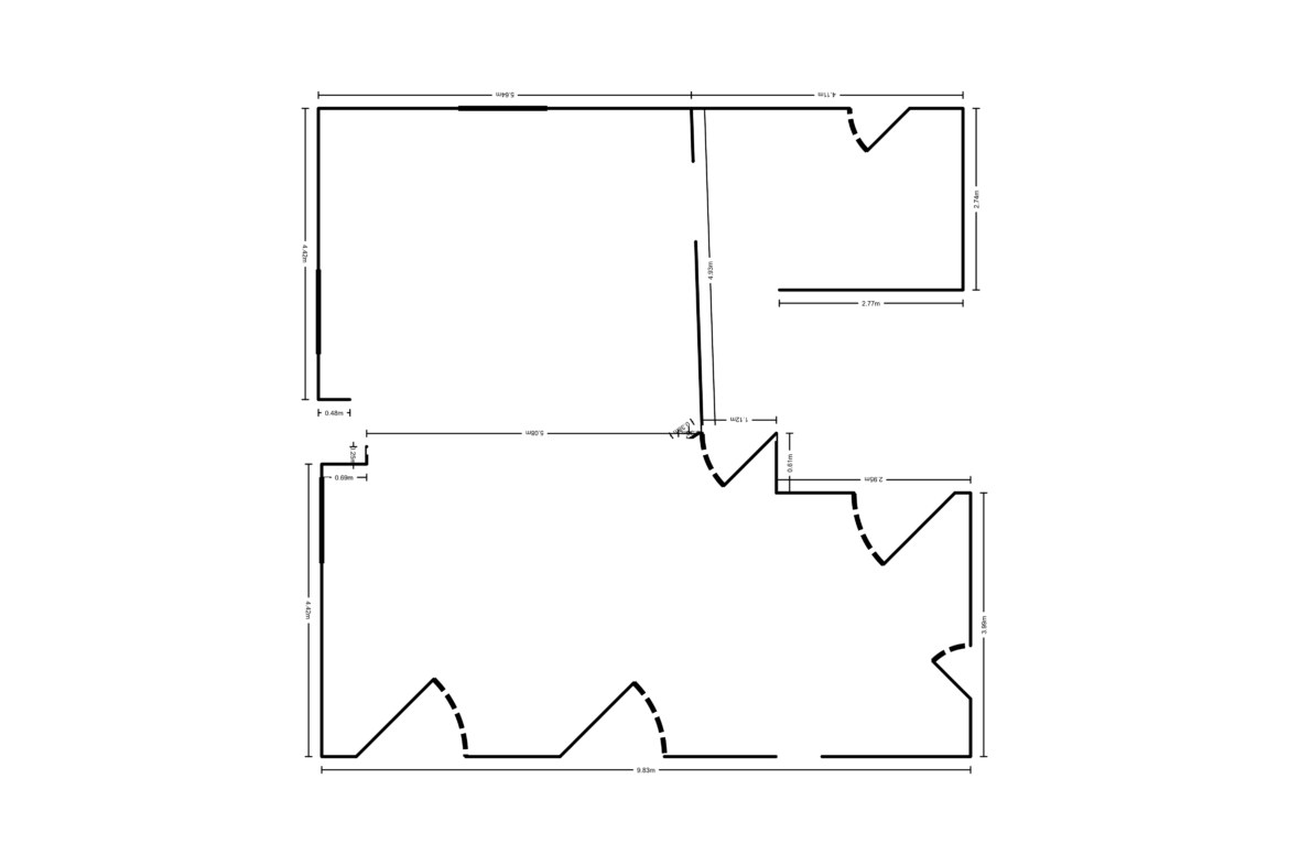 Casa con vistas al mar en Ses Salines: 418 m², 7 hab. y piscina