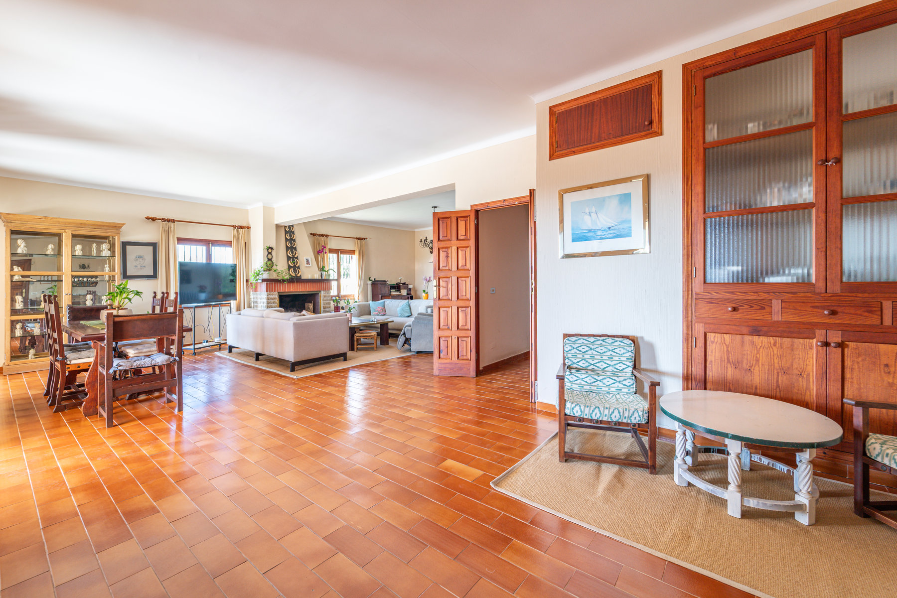 Casa con vistas al mar en Ses Salines: 418 m², 7 hab. y piscina