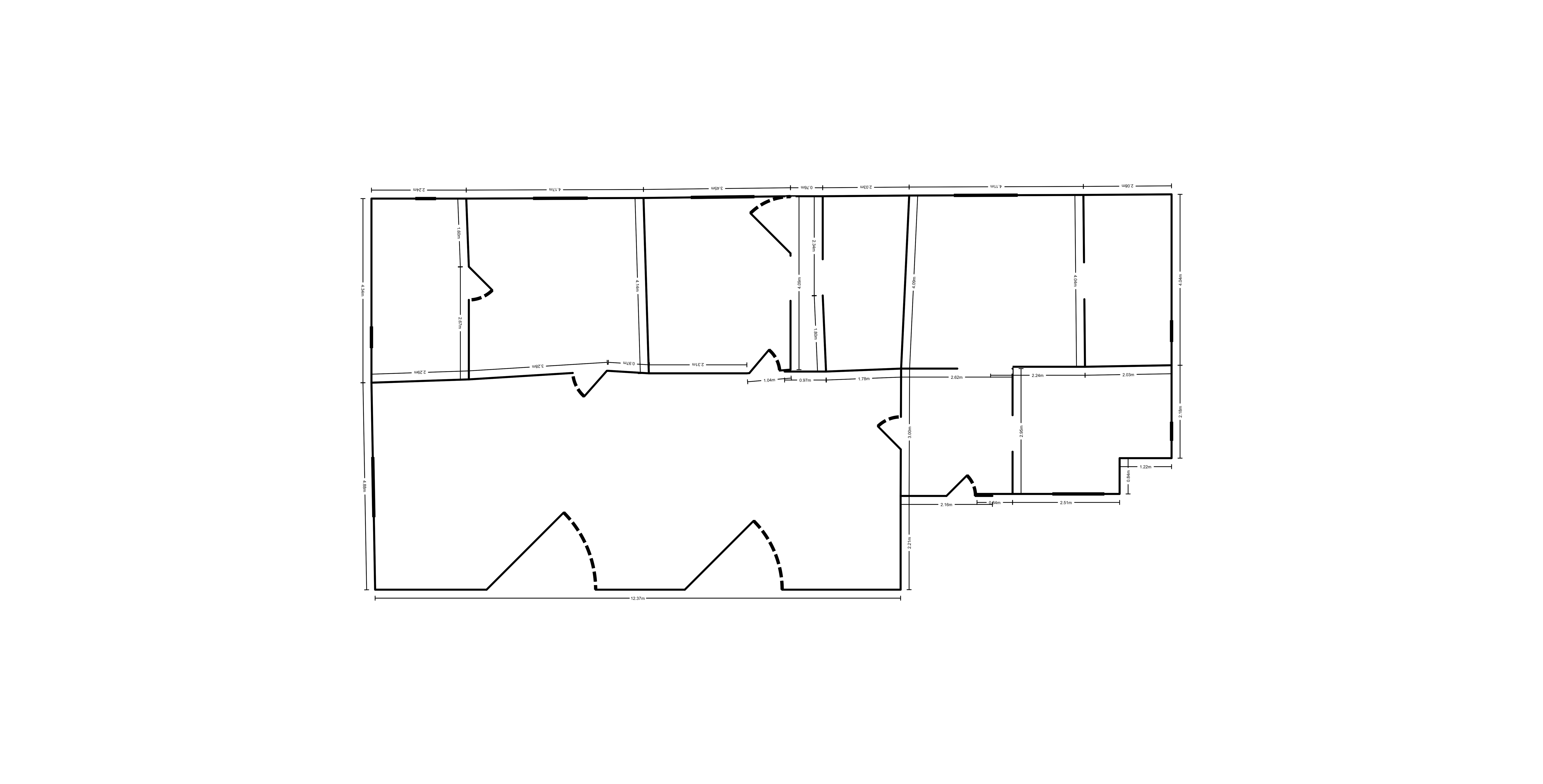 1480-Floorplan-of-the-property.png Neubau-Chalet 2025 in Sa Rápita – ebenerdige Villa mit 3 Suiten, Pool und Garten