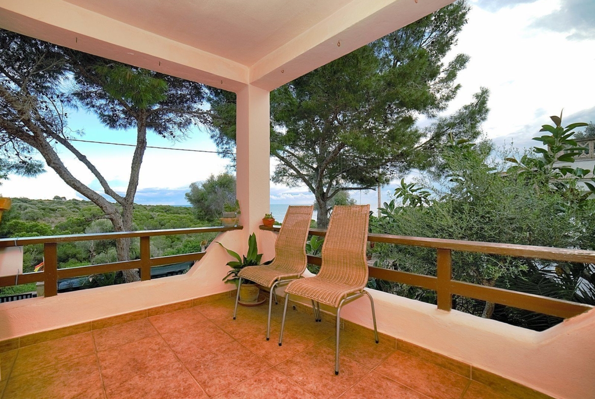 Casa con vistas al mar en Cala s'Almunia, Santanyí