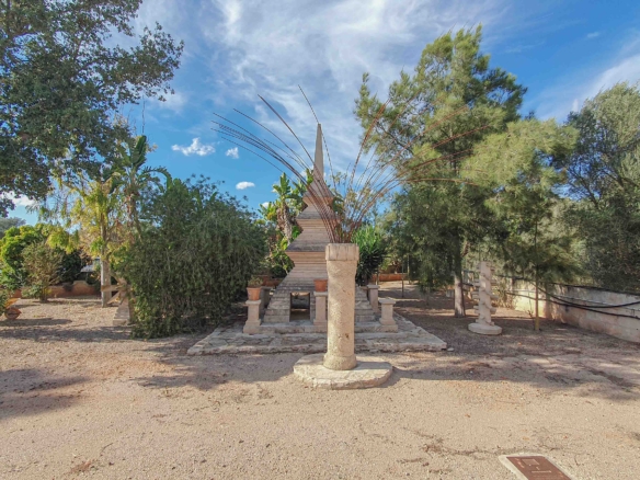 Casa de campo con piscina y casa de invitados en Campos