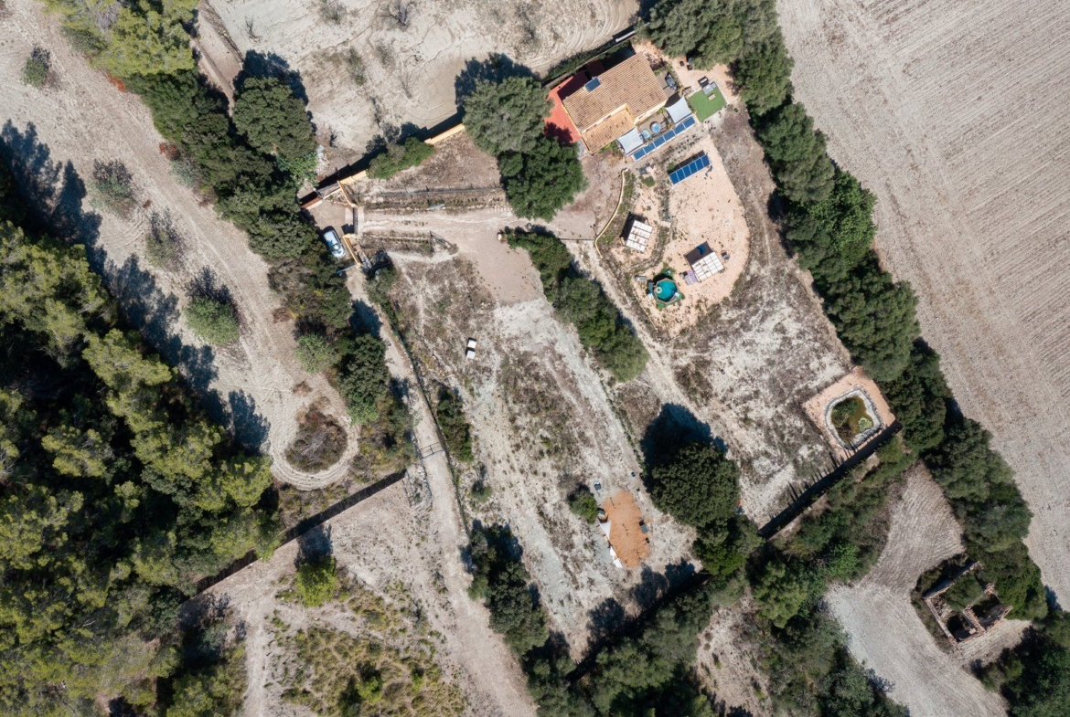Casa de campo con piscina y vistas en Sineu, Mallorca
