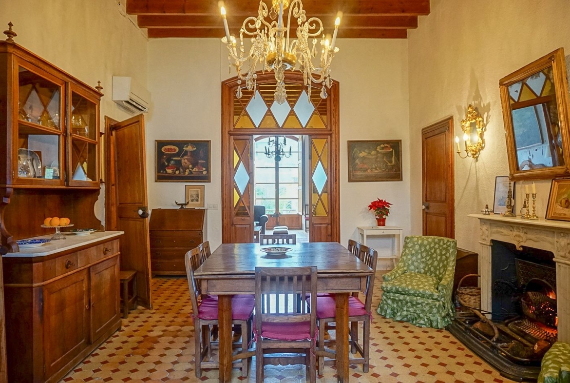 Historic 9-Bedroom Estate with Pool Between Palma & Son Vida