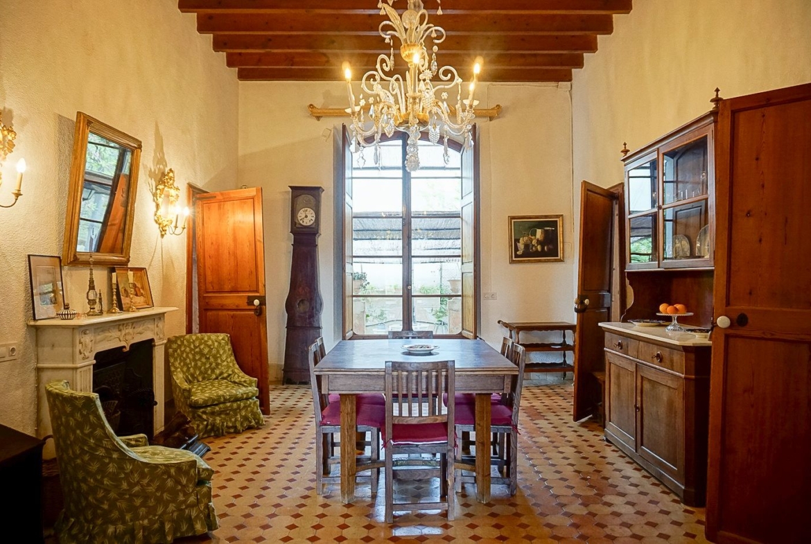 Historic 9-Bedroom Estate with Pool Between Palma & Son Vida