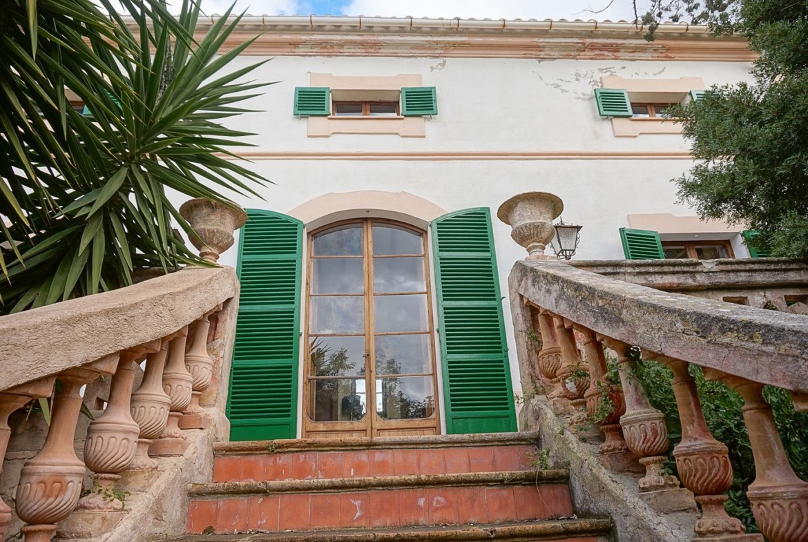 Historic 9-Bedroom Estate with Pool Between Palma & Son Vida