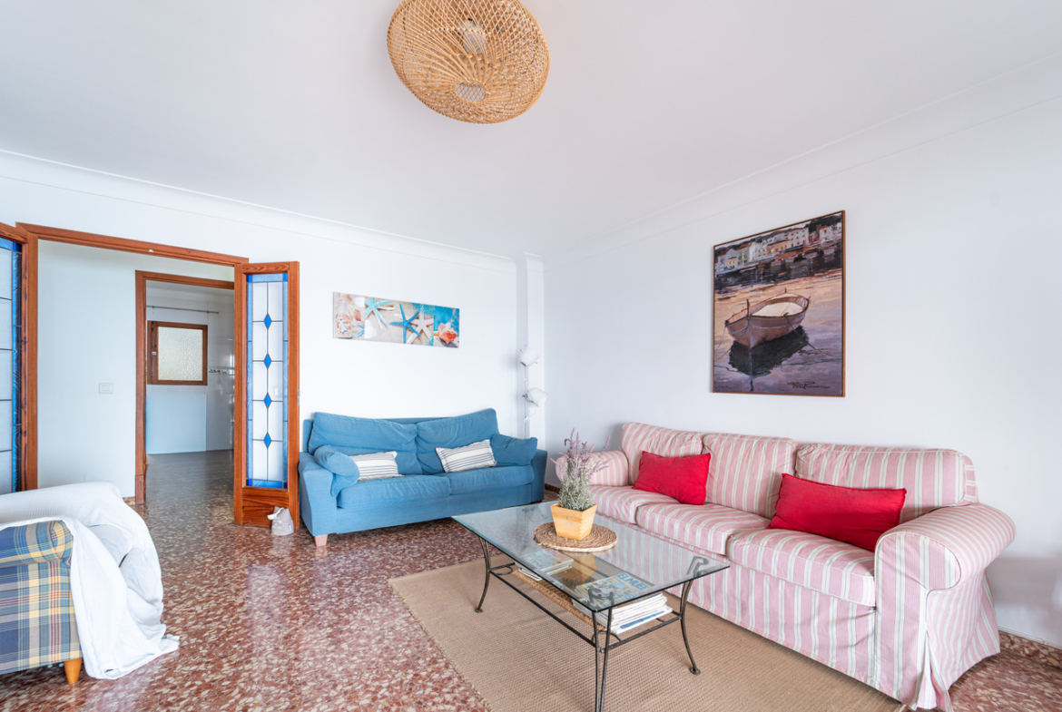 Piso en primera línea de mar en Sa Rápita con terraza y vistas