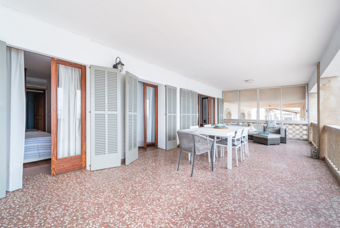 Piso en primera línea de mar en Sa Rápita con terraza y vistas