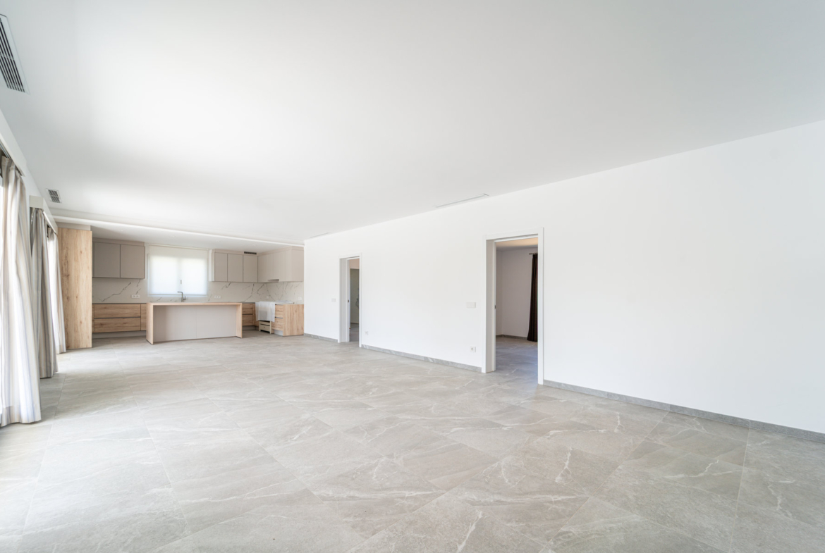 Neubau-Chalet 2025 in Sa Rápita – ebenerdige Villa mit 3 Suiten, Pool und Garten