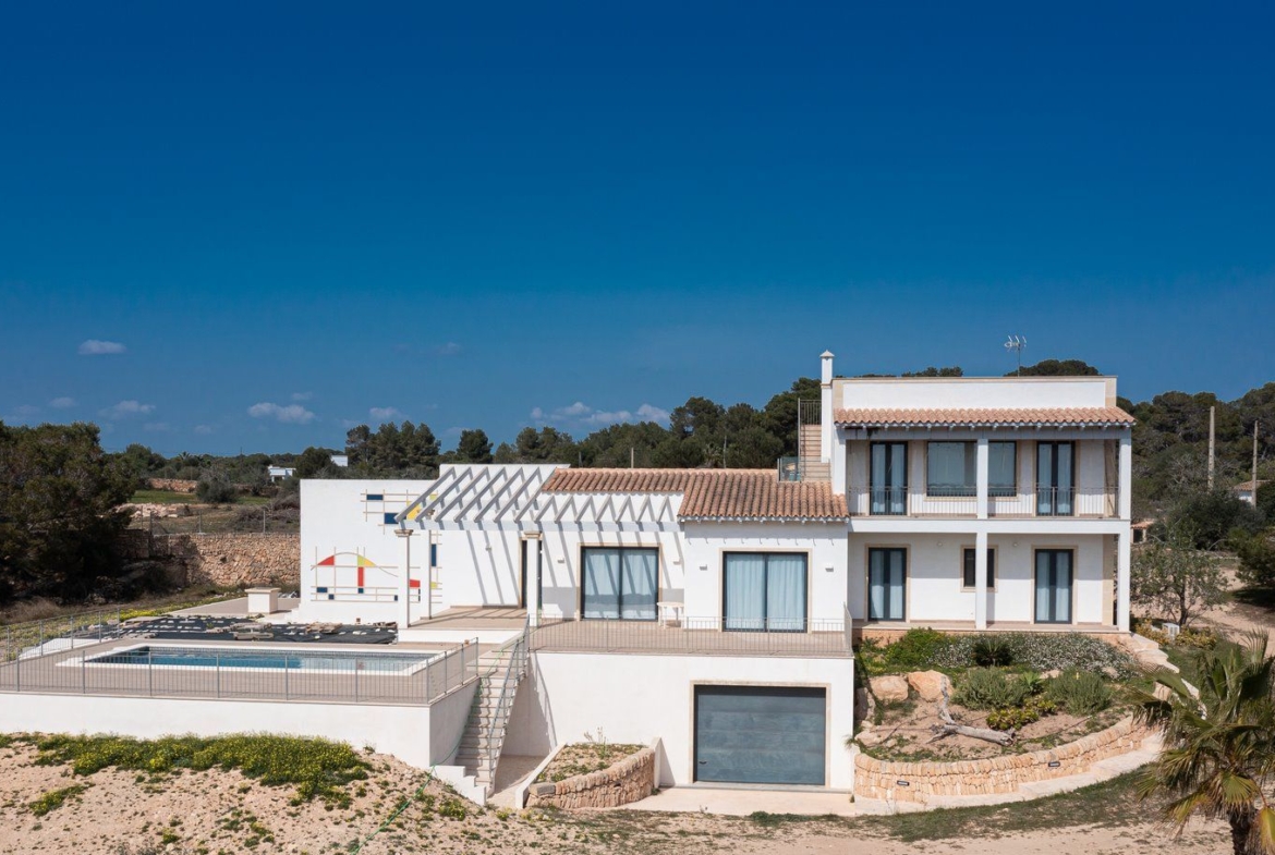 Casa de campo en alquiler con piscina y vistas al mar, Colonia de Sant Jordi