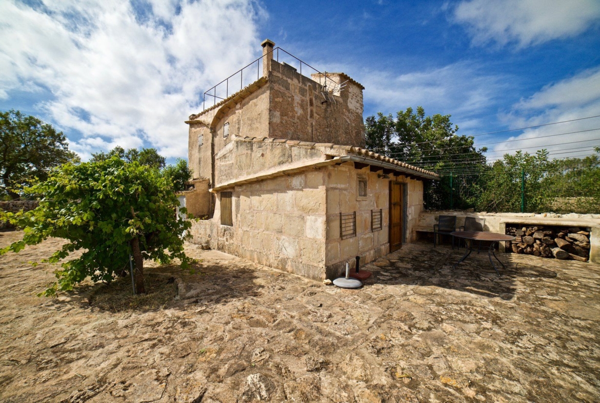 Country House for Rent in Santanyí – Restored Mill on 15,000 m² Estate
