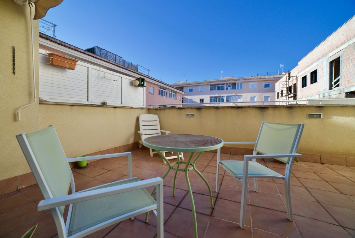 Piso con terraza en Campos, sureste de Mallorca