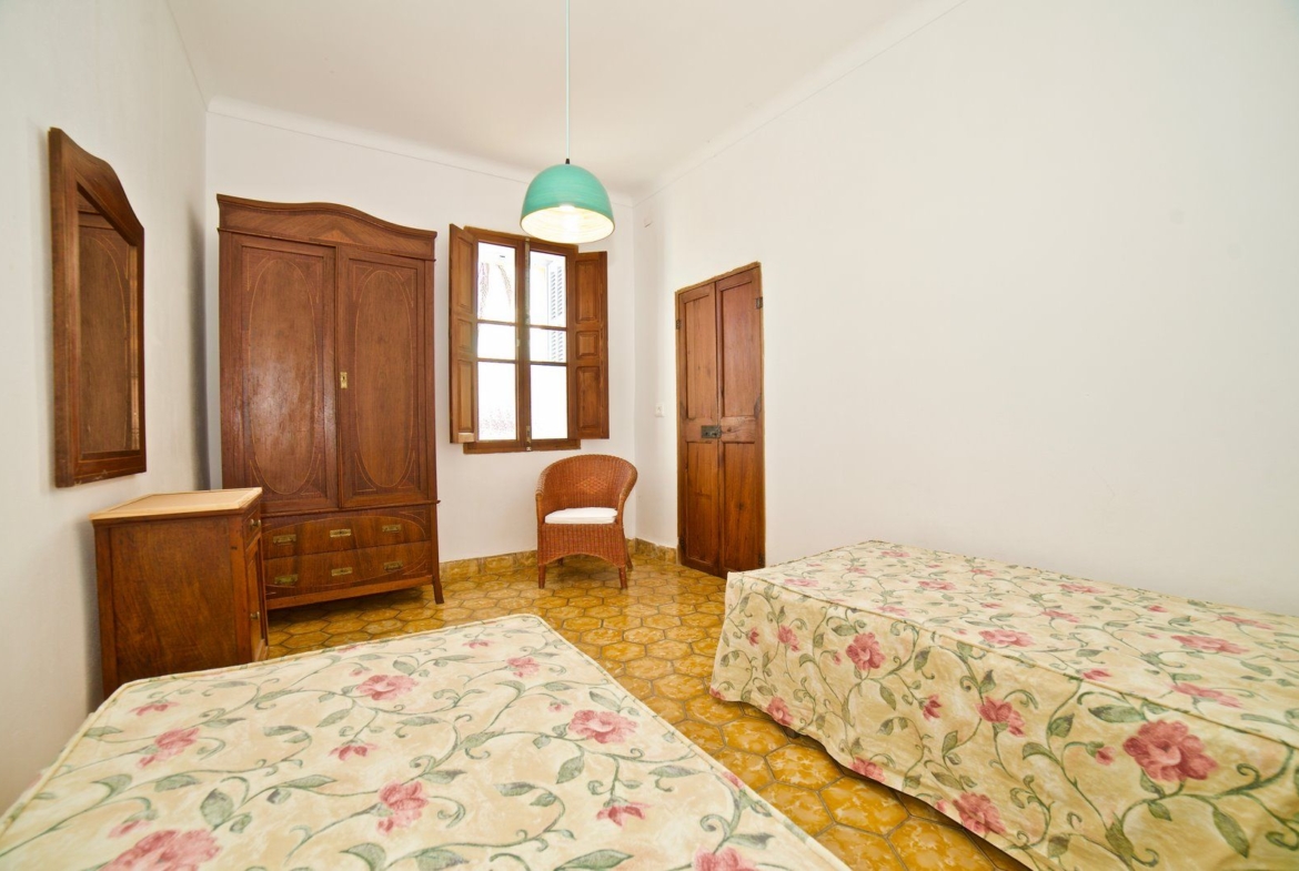 Renovated Village House with Garden & Sea Views for Rent in Ses Salines
