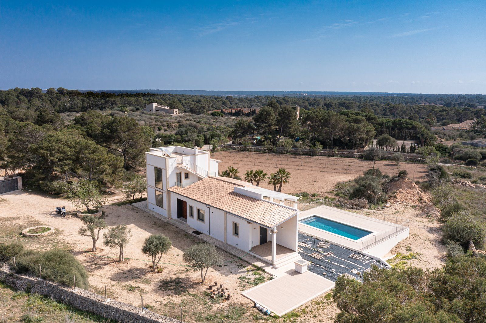 12-964-Villasyfincasmallorca.jpg Casa de campo en alquiler con piscina y vistas al mar, Colonia de Sant Jordi