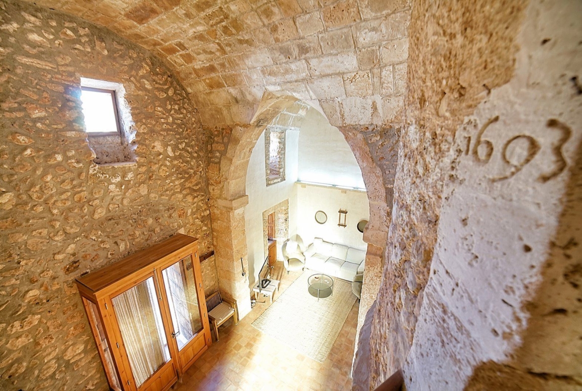 Restored 17th-Century Windmill for Rent in Algaida, Mallorca