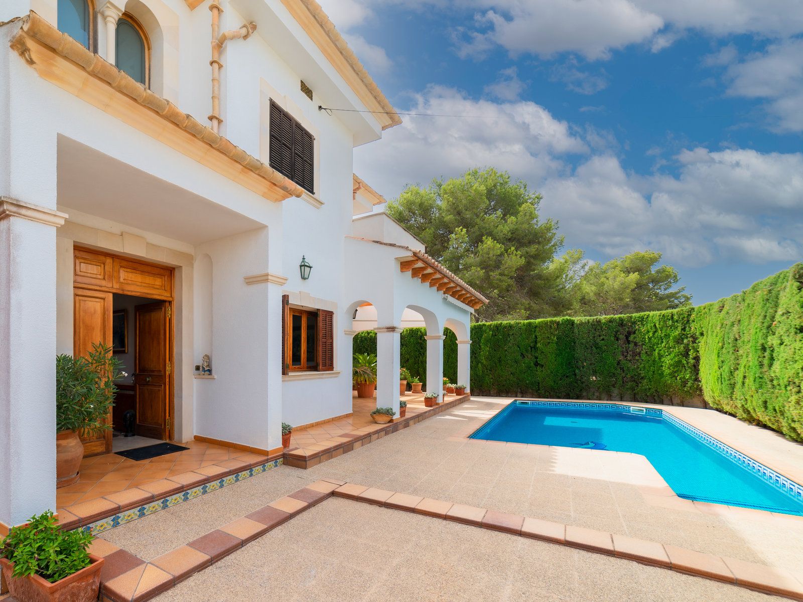 1220-10.jpg Villa con piscina en Sa Rápita, Campos — chalet esquinero