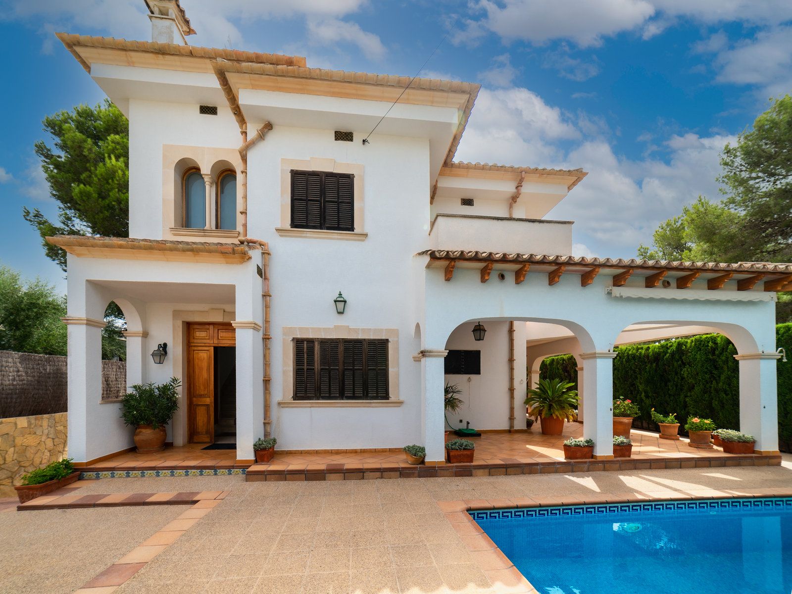 1220-2.jpg Villa con piscina en Sa Rápita, Campos — chalet esquinero