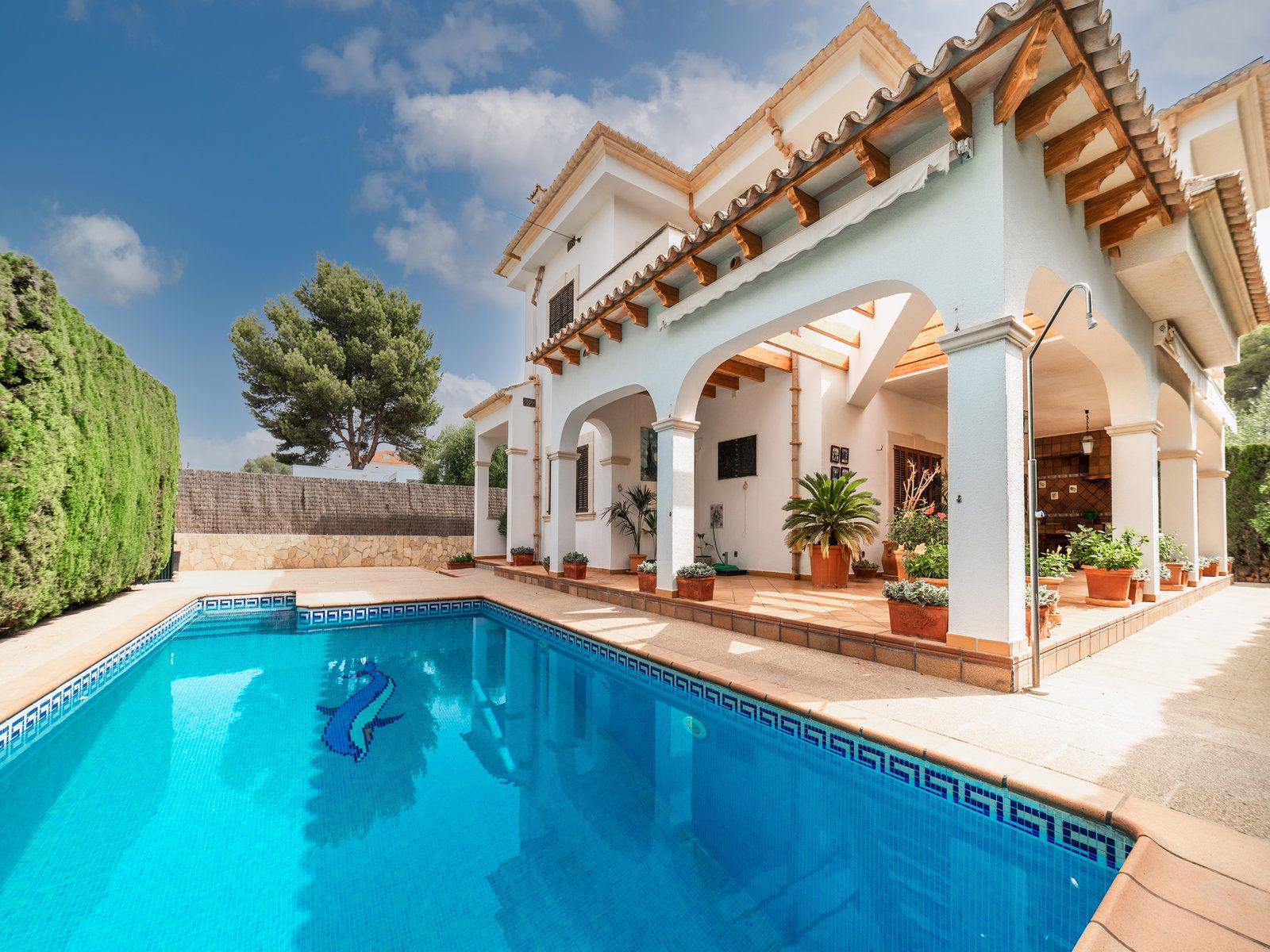 1220-3.jpg Villa con piscina en Sa Rápita, Campos — chalet esquinero