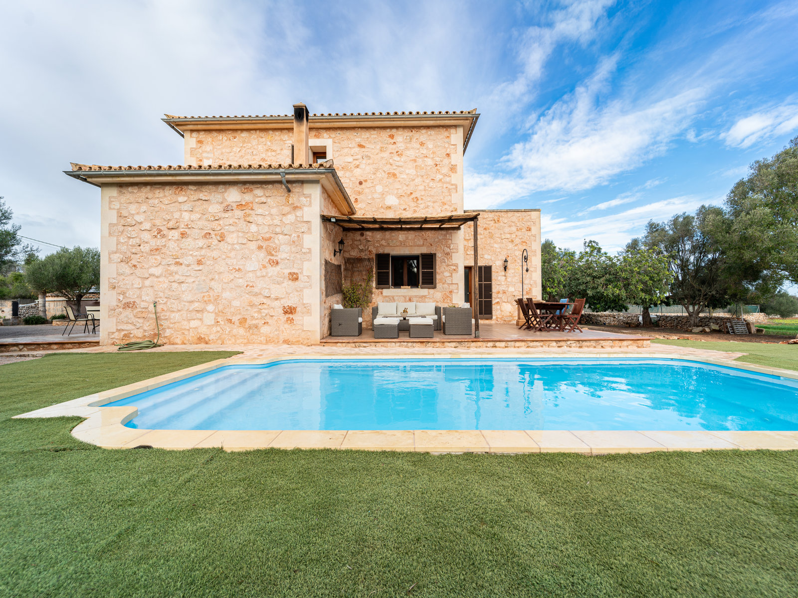Stone Country House with Pool in Ses Salines | 3 Bed, 15,000 m² Plot