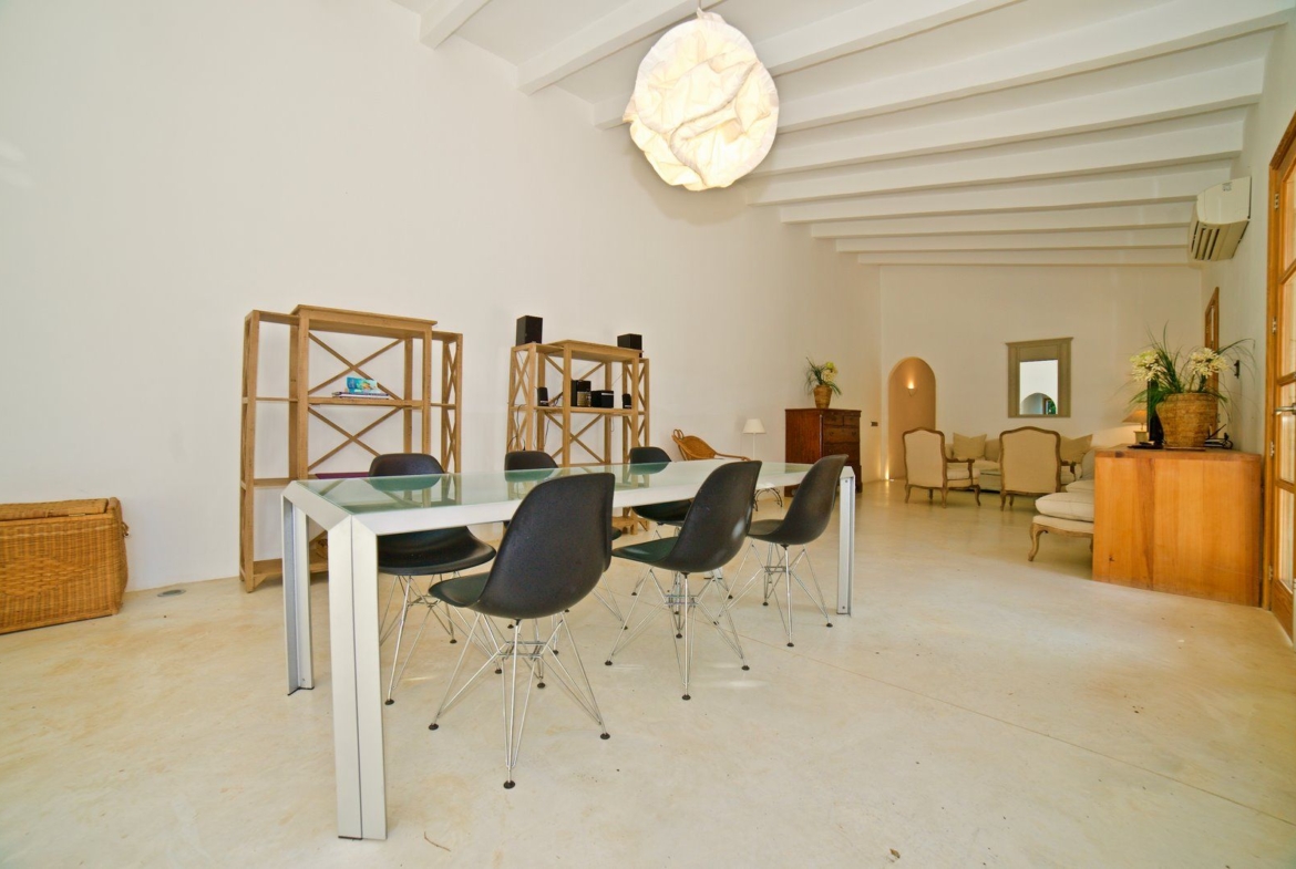 Chalet mit Pool zur Saisonmiete in Es Llombards, Südost-Mallorca
