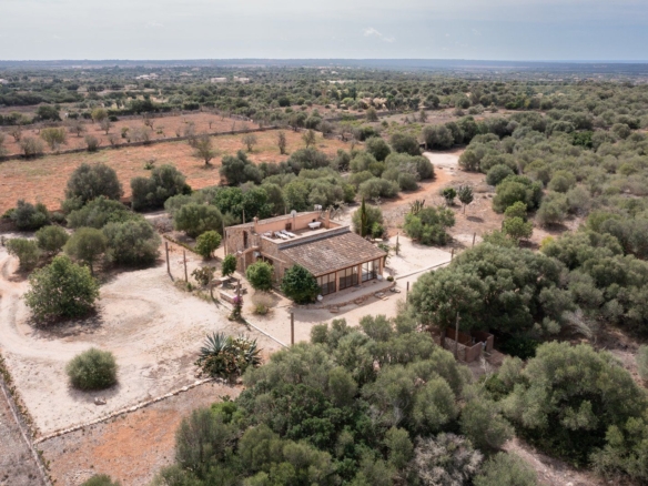 Casa de campo con vistas al mar en venta en Ses Salines
