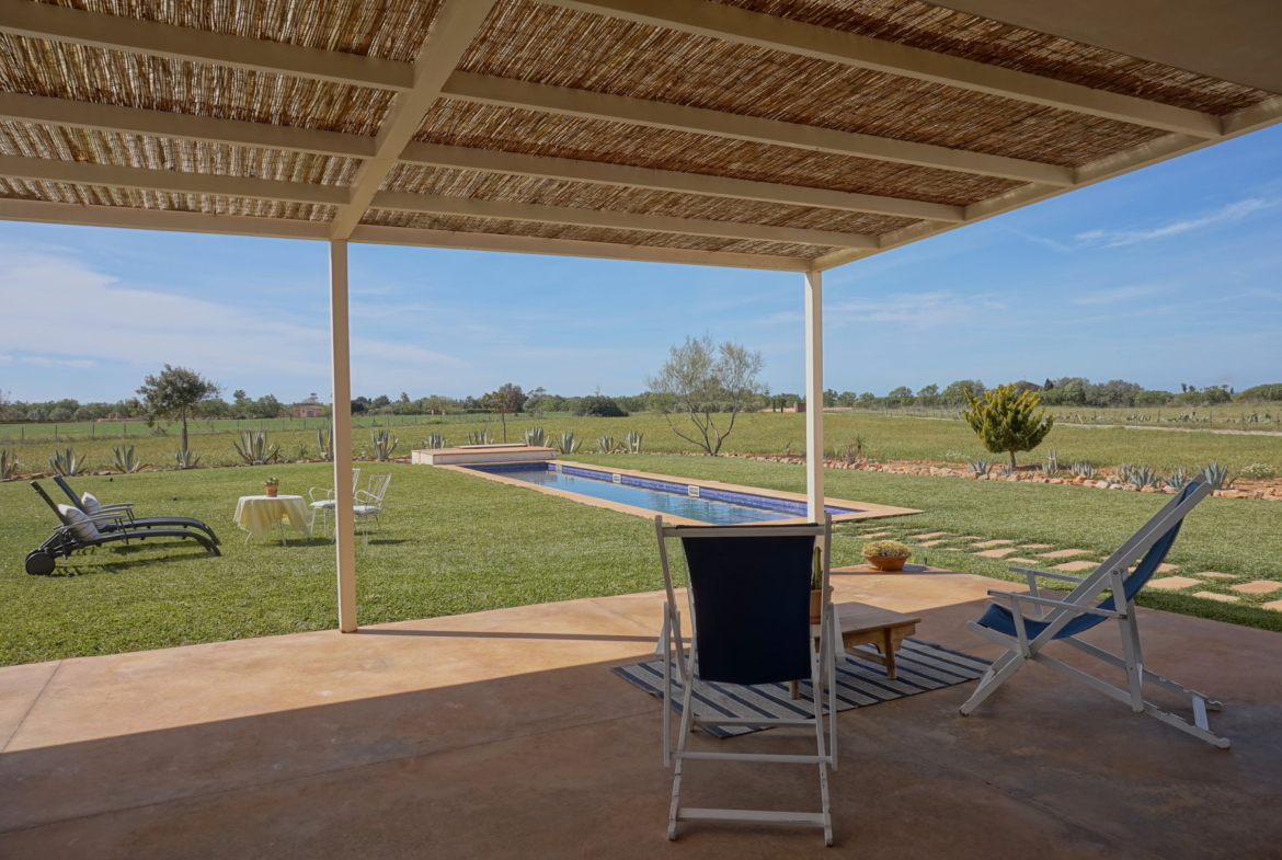 Casa de campo moderna junto a Es Trenc y Ses Covetes, Campos