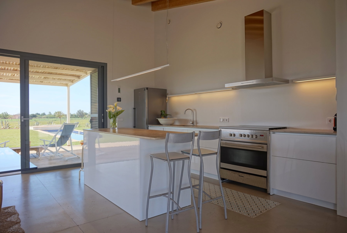 Casa de campo moderna junto a Es Trenc y Ses Covetes, Campos